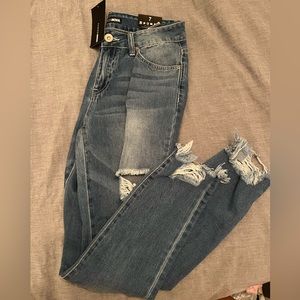 Fashion nova distressed jeans